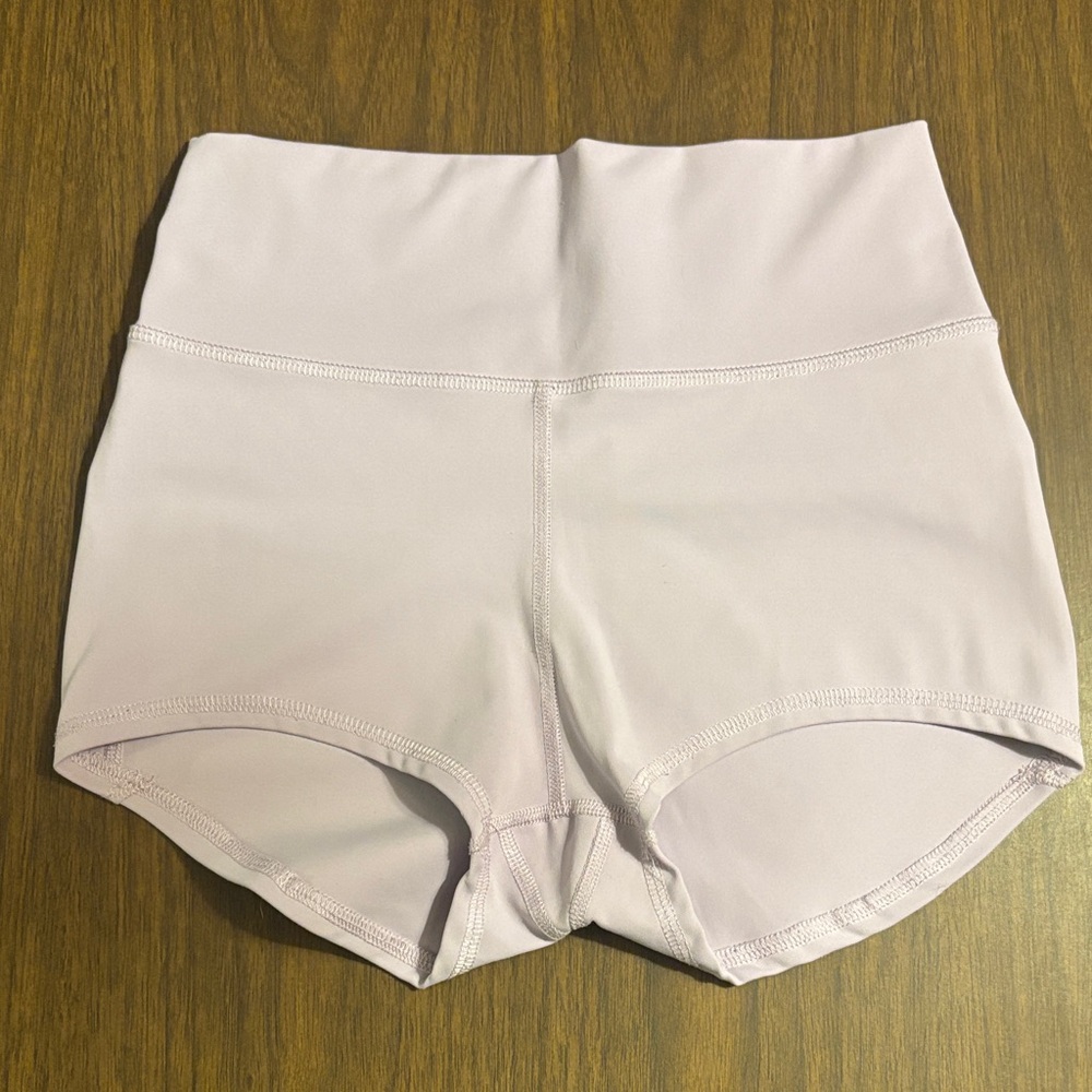 Five Dancewear Women's Lavender High-Waisted Shorts 2”
